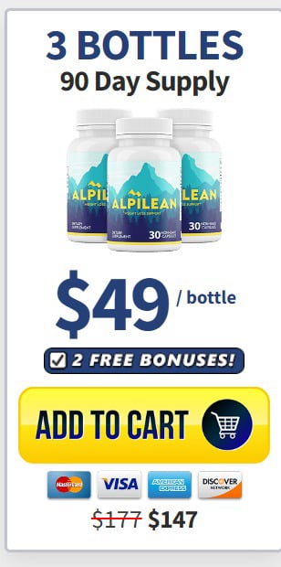 Alpilean Supplement 3 bottle
