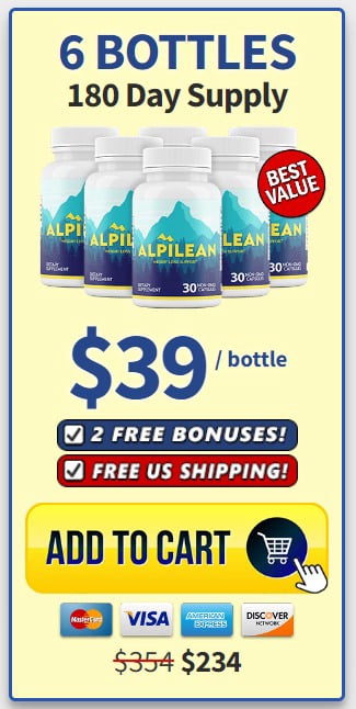 Alpilean Supplement 6 bottle